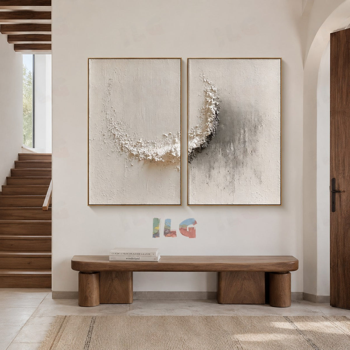 Tidal Crest – Abstract Textured Wall Art