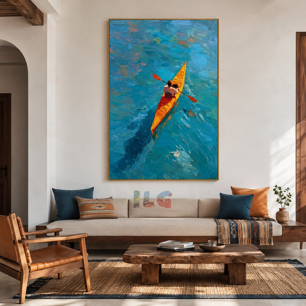 Azure Voyage – Coastal Adventure Wall Art