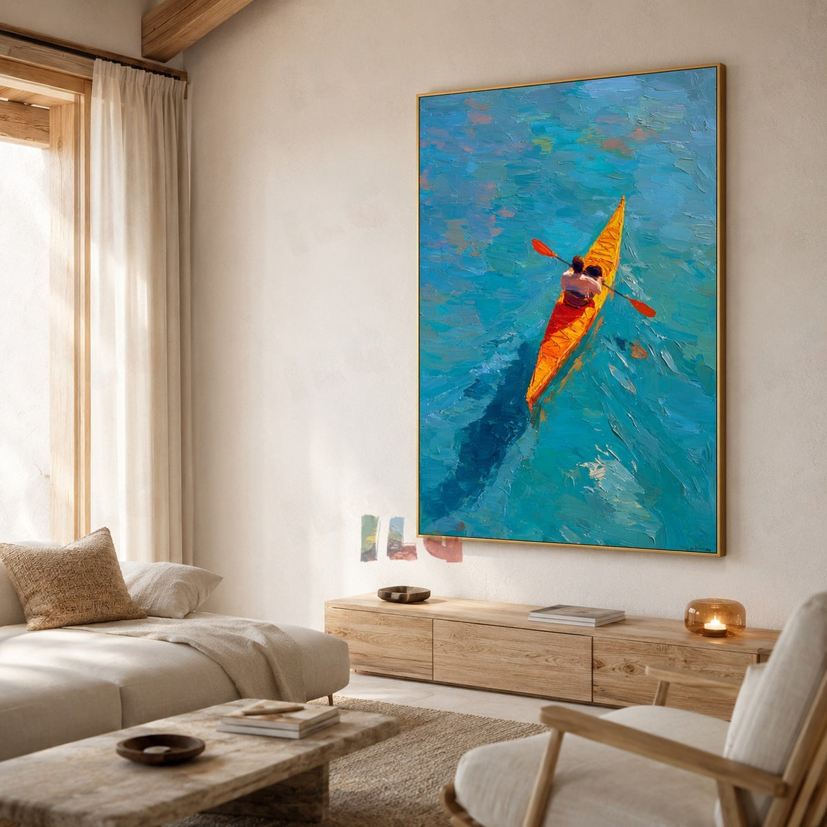 Azure Voyage – Coastal Adventure Wall Art