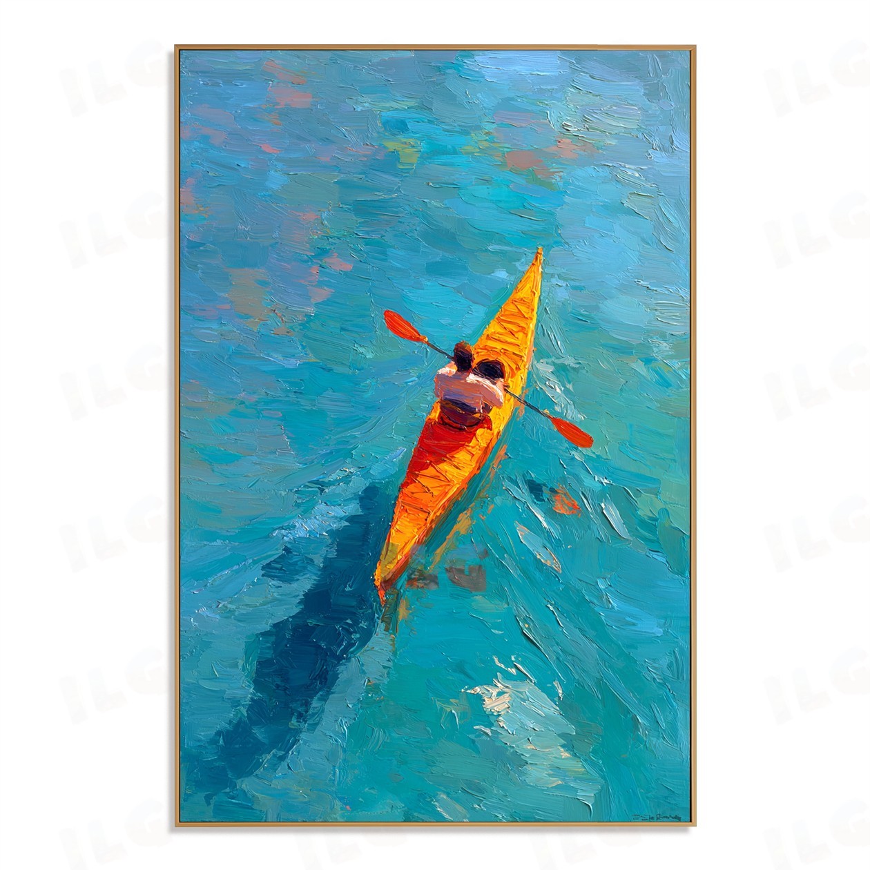 Azure Voyage – Coastal Adventure Wall Art
