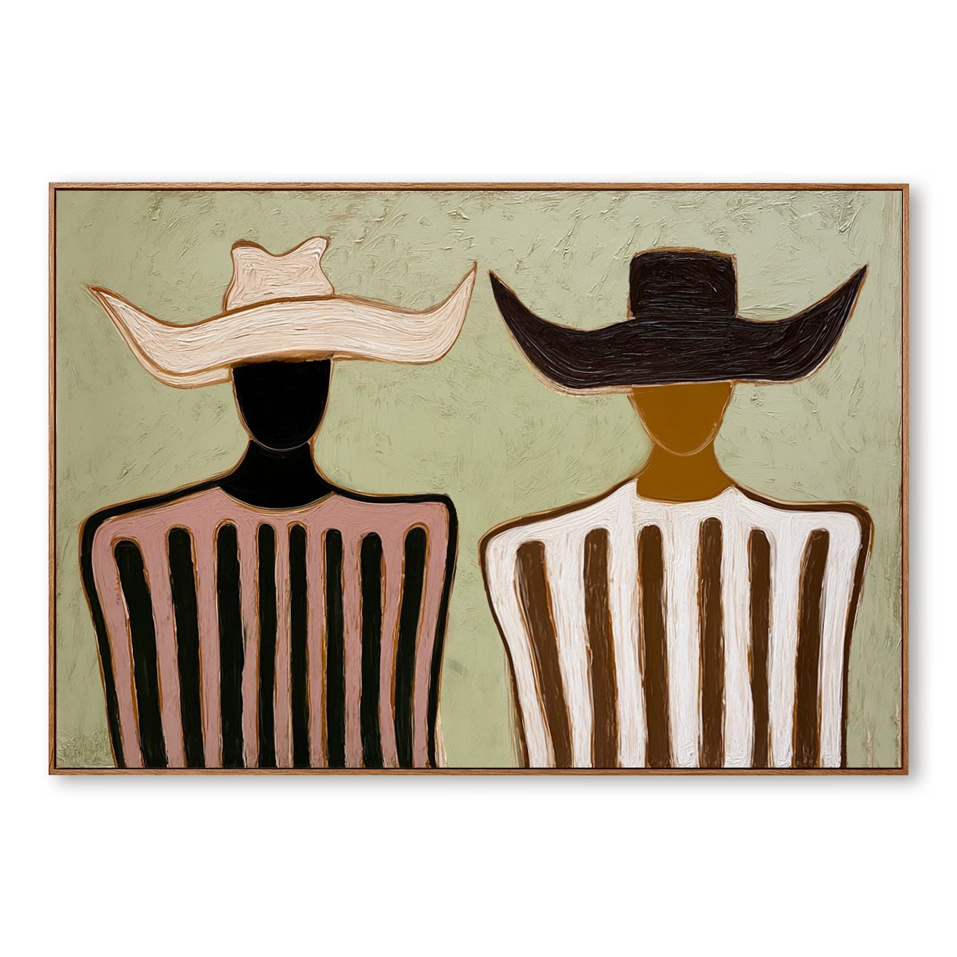Bound by Balance - Minimalist Figurative Wall Art
