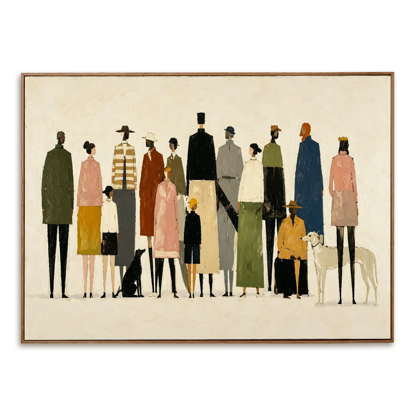 Gathered Horizons - Figurative Community Wall Art
