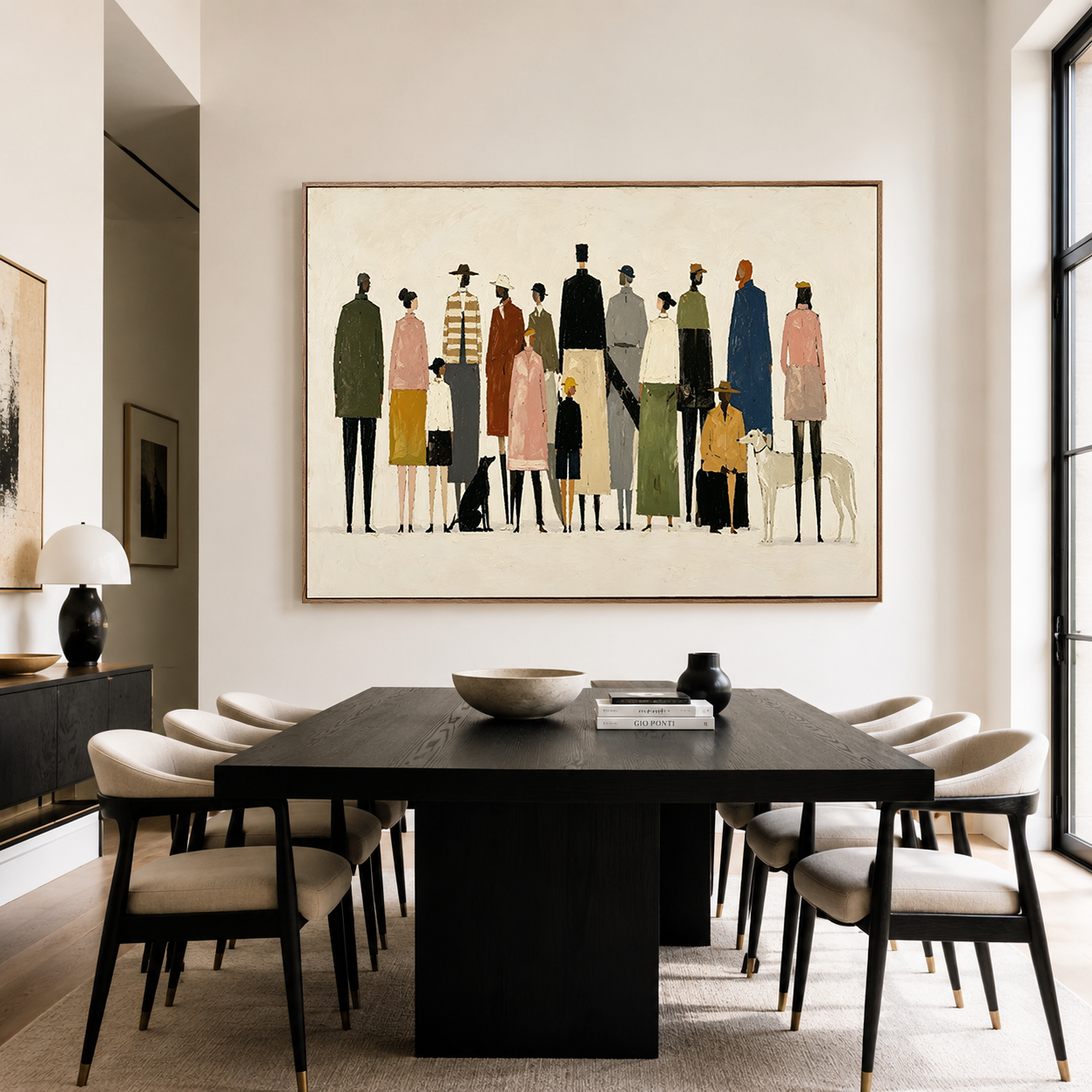 Gathered Horizons - Figurative Community Wall Art