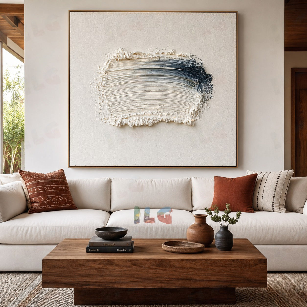 Arctic Flow – Modern Textured Wall Art
