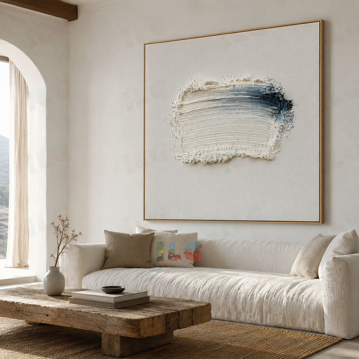 Arctic Flow – Modern Textured Wall Art