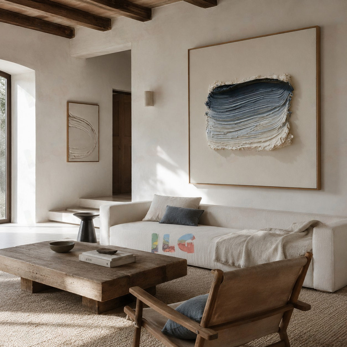 Coastal Rhythm – Modern Textured Wall Art