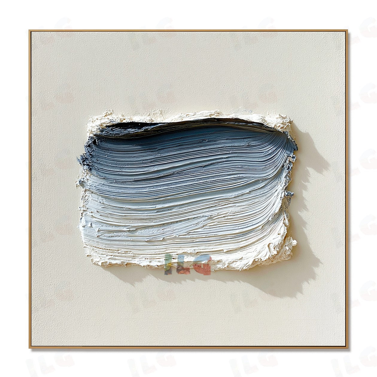 Coastal Rhythm – Modern Textured Wall Art