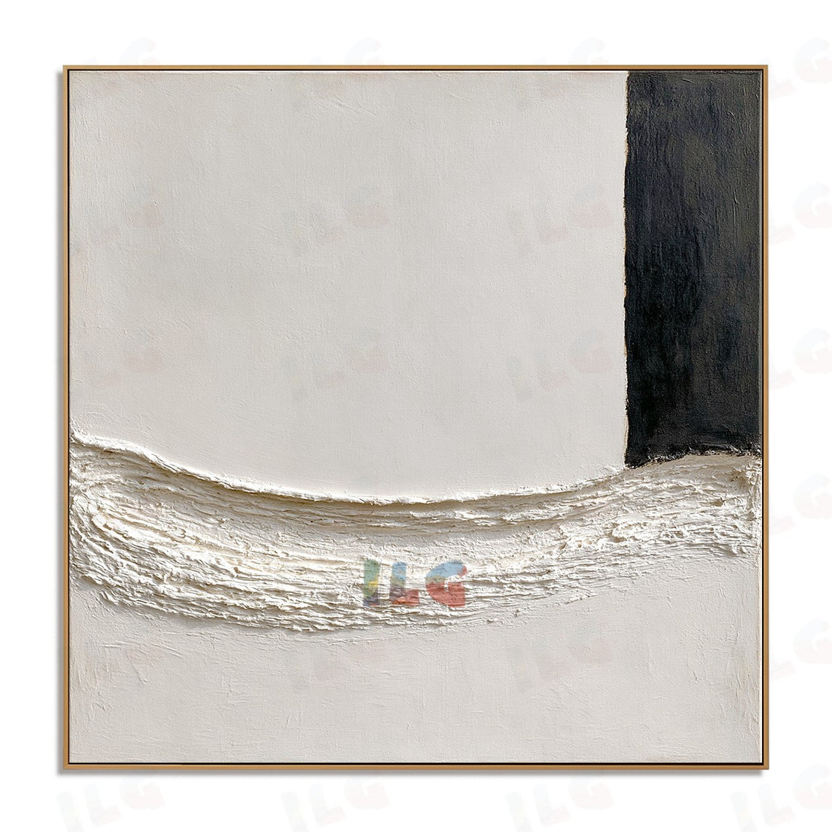 Coastal Silence – Modern Textured Wall Art
