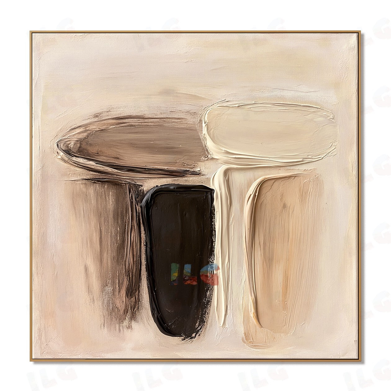 Earthbound Trio – Soft Contrast Minimal Abstract Wall Art