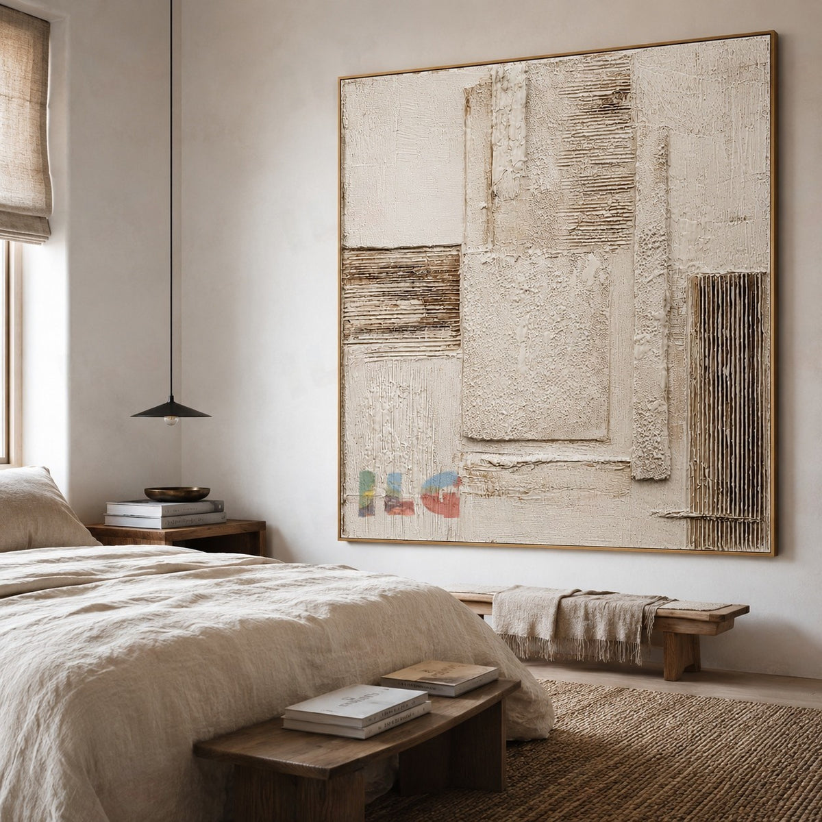 Earthen Panel Trace – Abstract Textured Wall Art