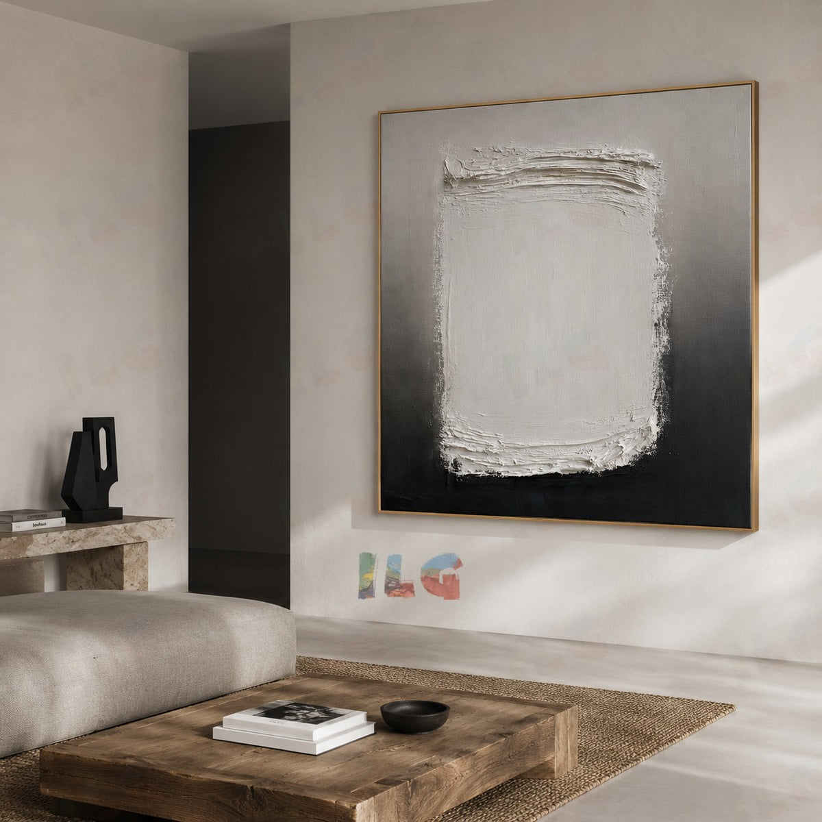 Ivory Structure – Modern Textured Wall Art
