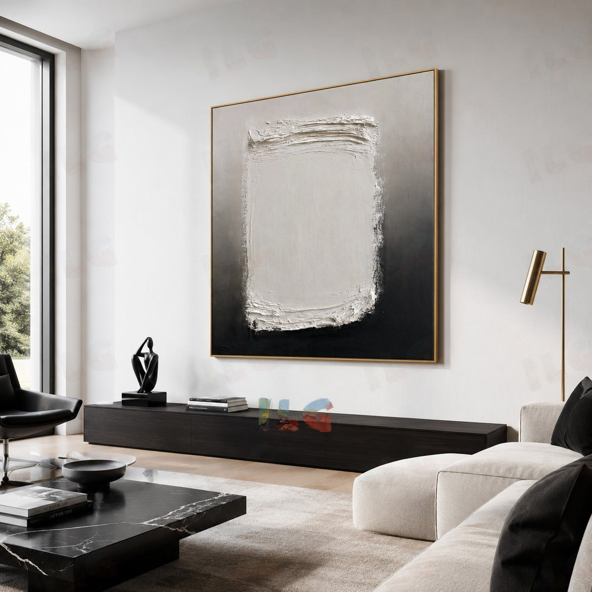 Ivory Structure – Modern Textured Wall Art