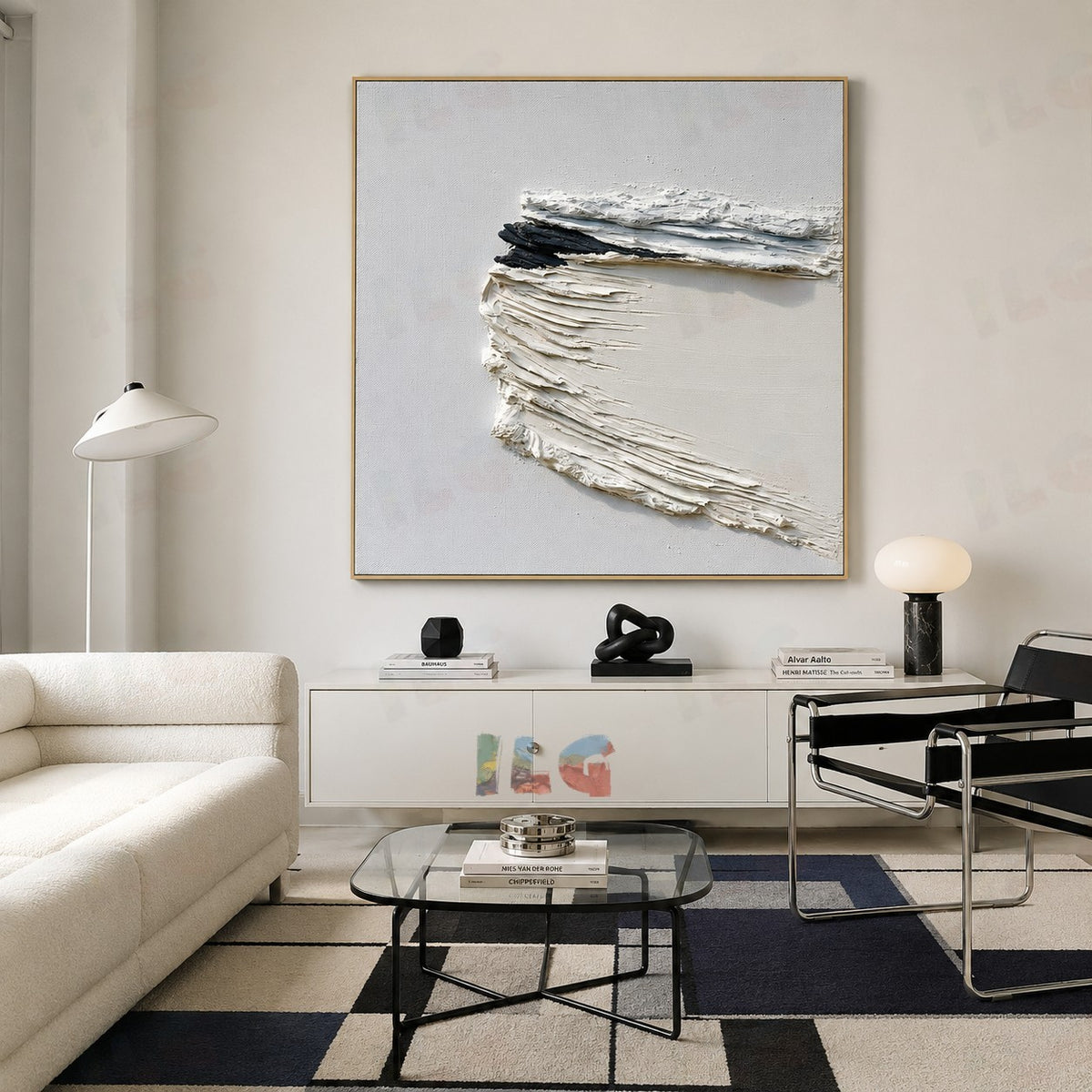 Ocean Trace – Modern Textured Wall Art