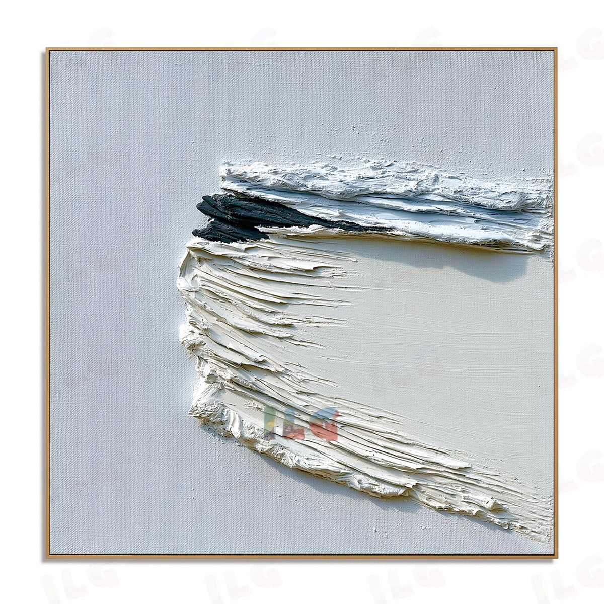 Ocean Trace – Modern Textured Wall Art
