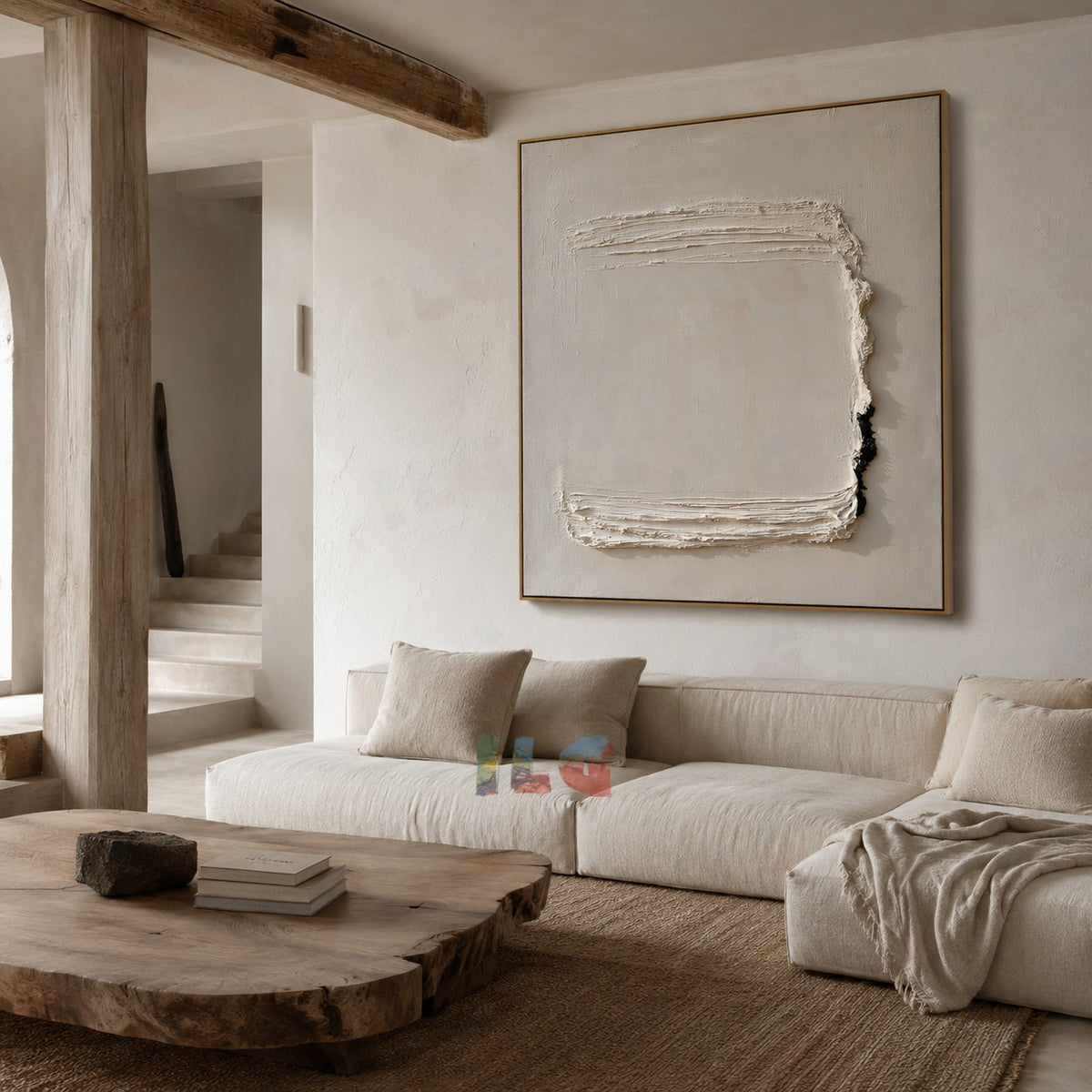 Silent Edge – Minimal Textured Wall Art