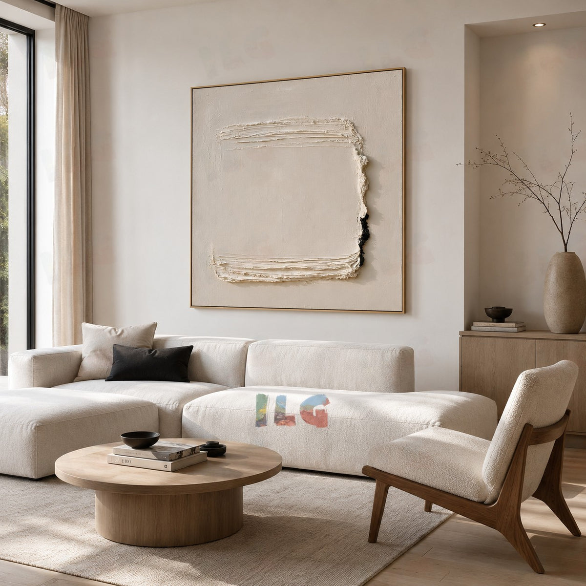 Silent Edge – Minimal Textured Wall Art