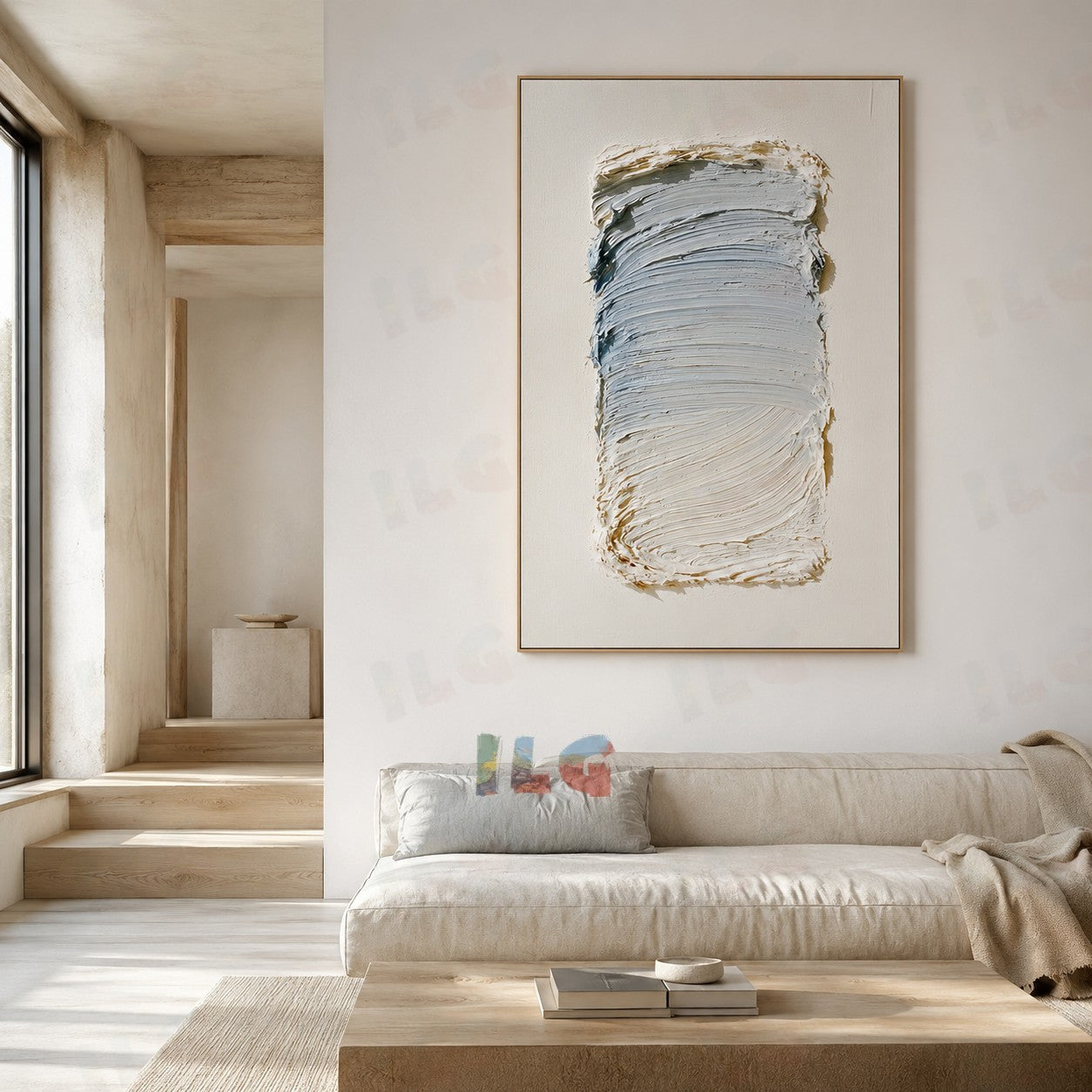 Slate Passage – Vertical Texture Acoustic Wall Art