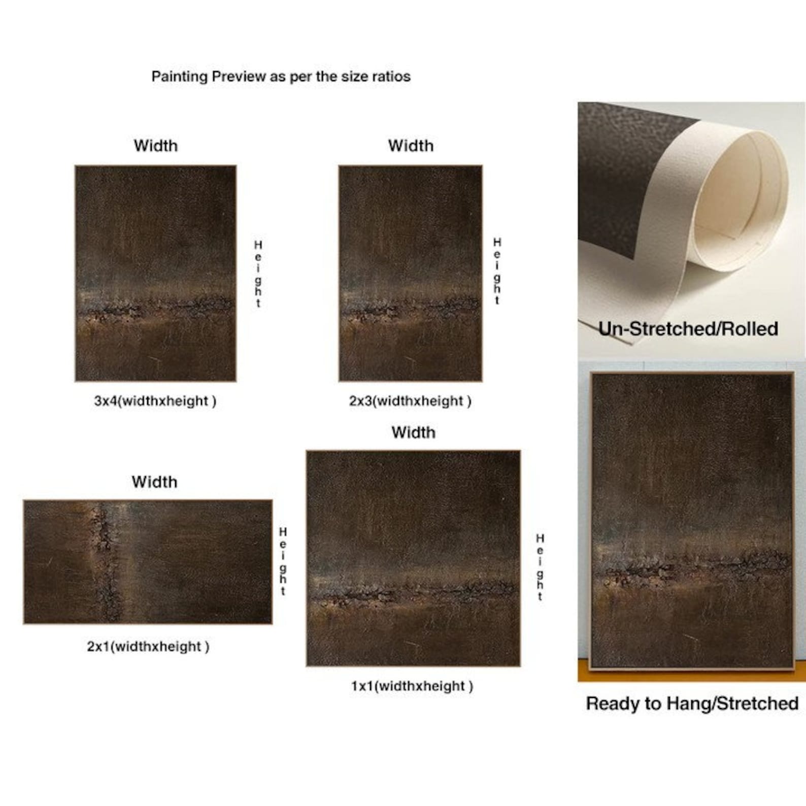 Inner Horizon – Textured Abstract Wall Art with Meditative Depth