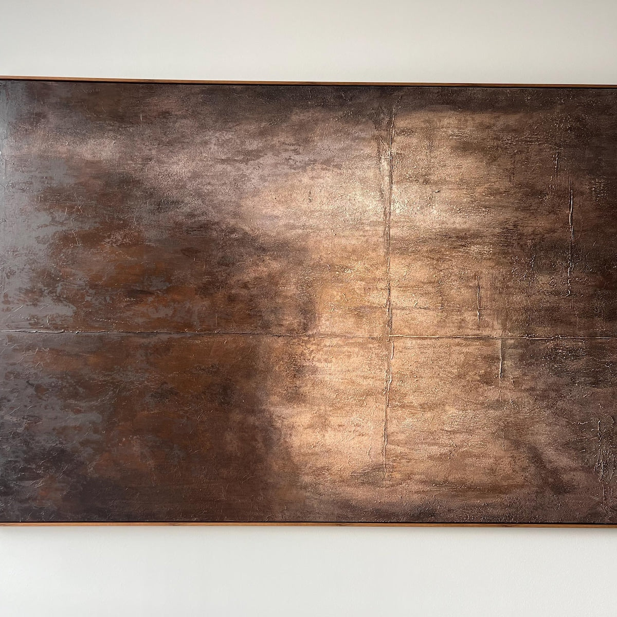Quiet Interval – Textured Abstract Wall Art with Calm Vertical Presence