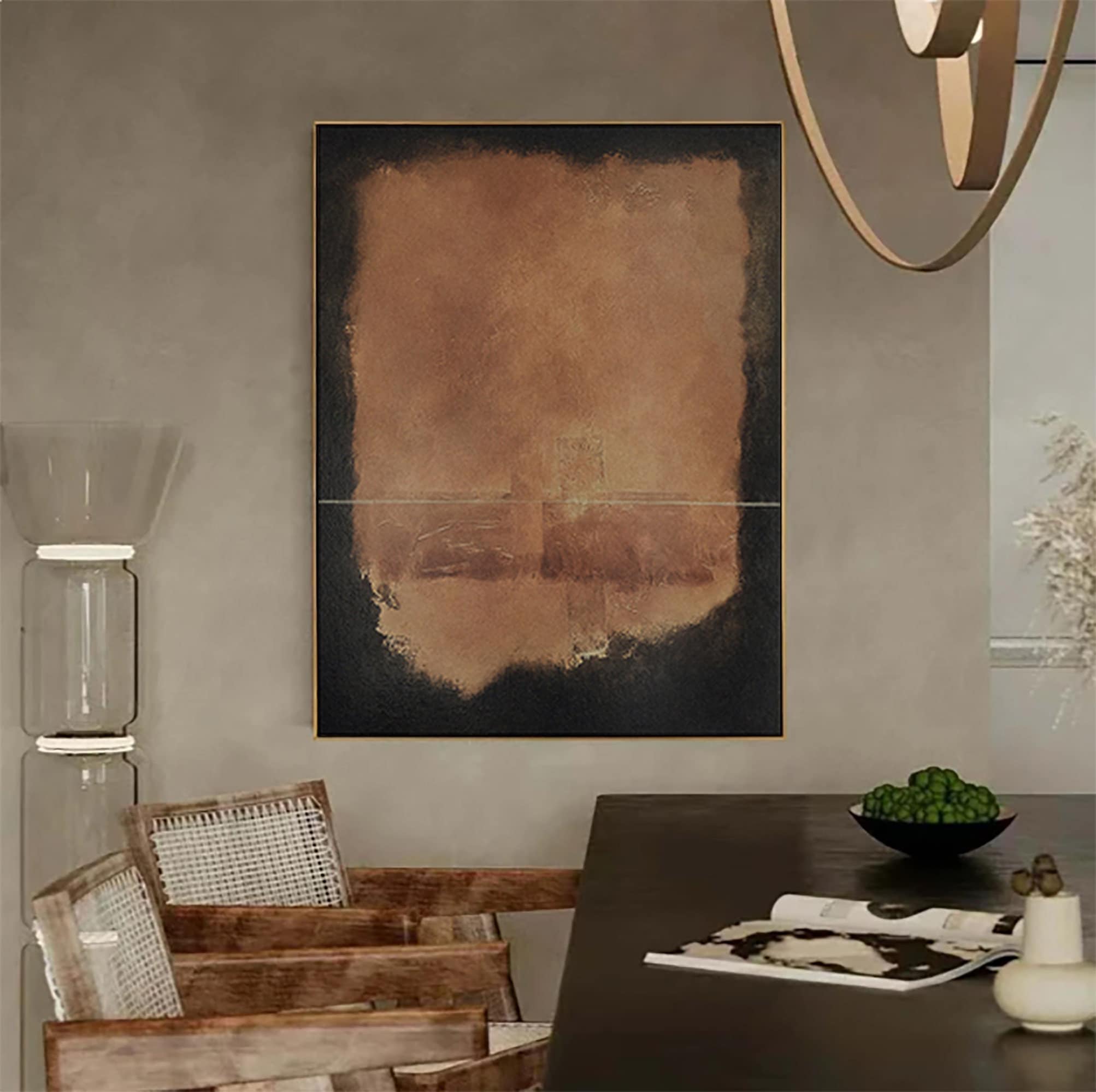 Still Center – Textured Abstract Wall Art with Quiet Balance