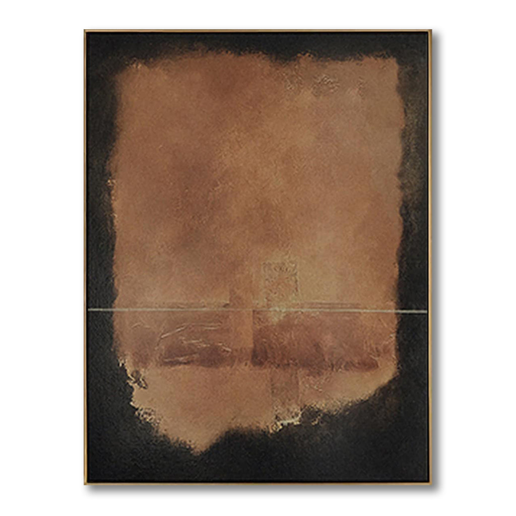 Still Center – Textured Abstract Wall Art with Quiet Balance