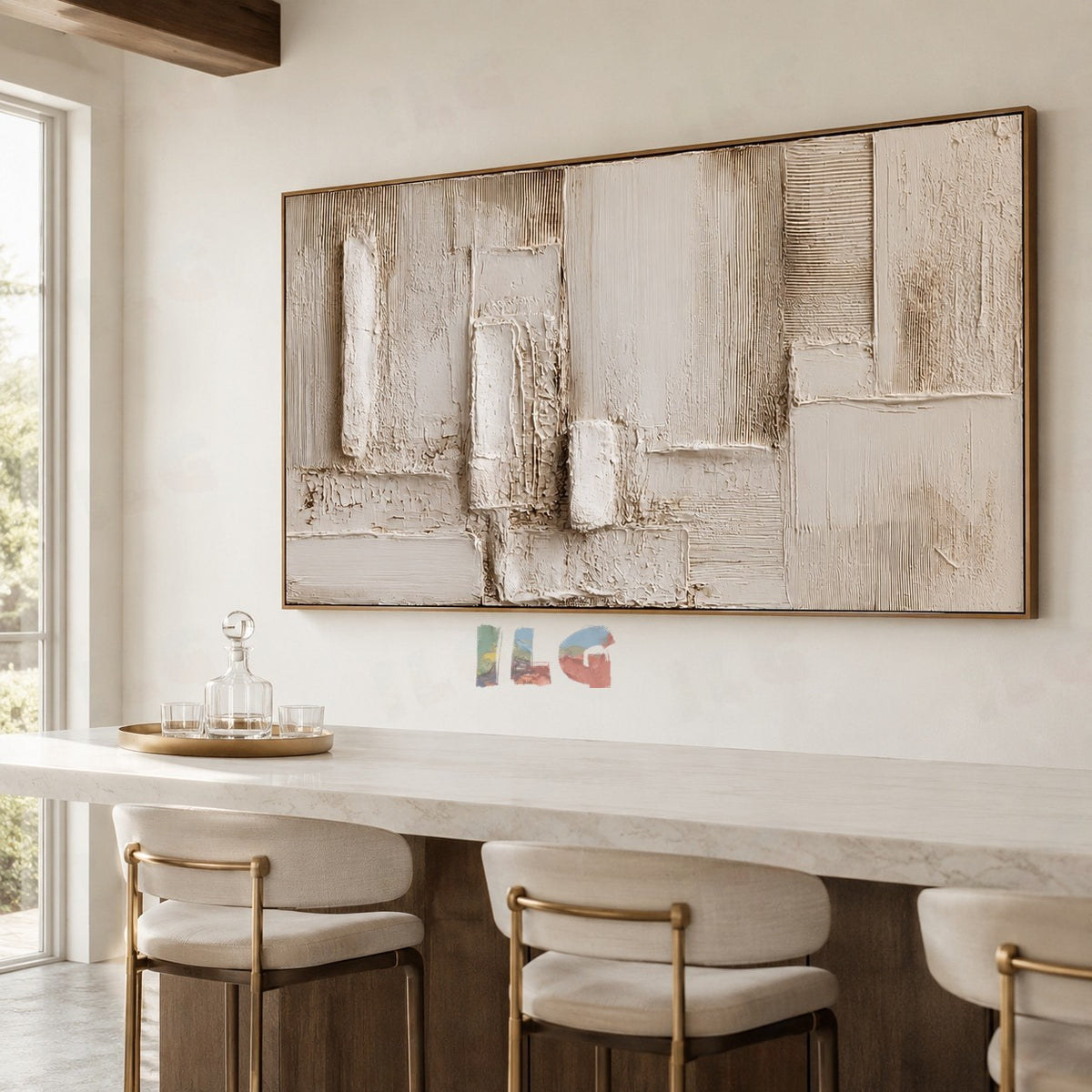 Earthbound Layers – Abstract Textured Wall Art