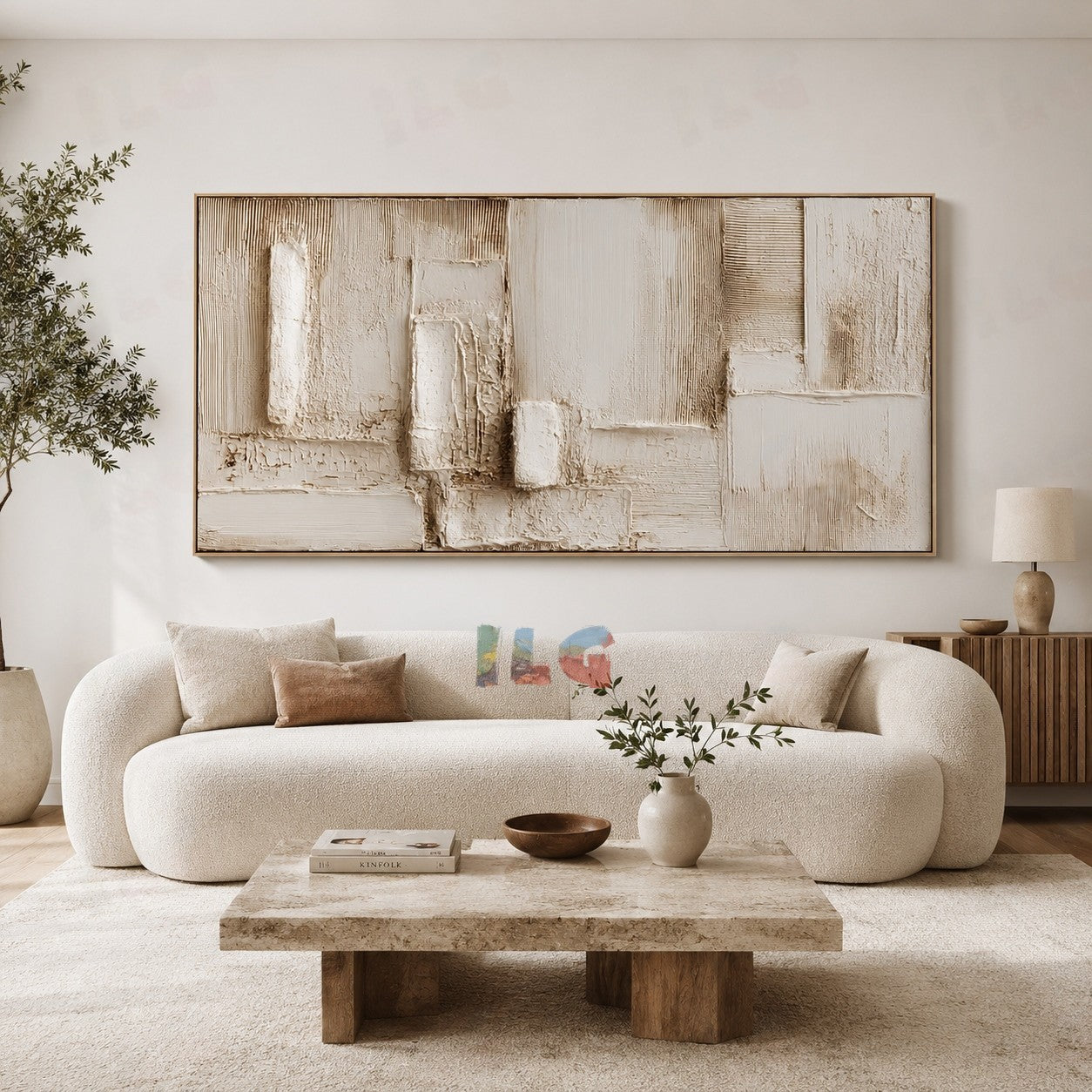 Earthbound Layers – Abstract Textured Wall Art