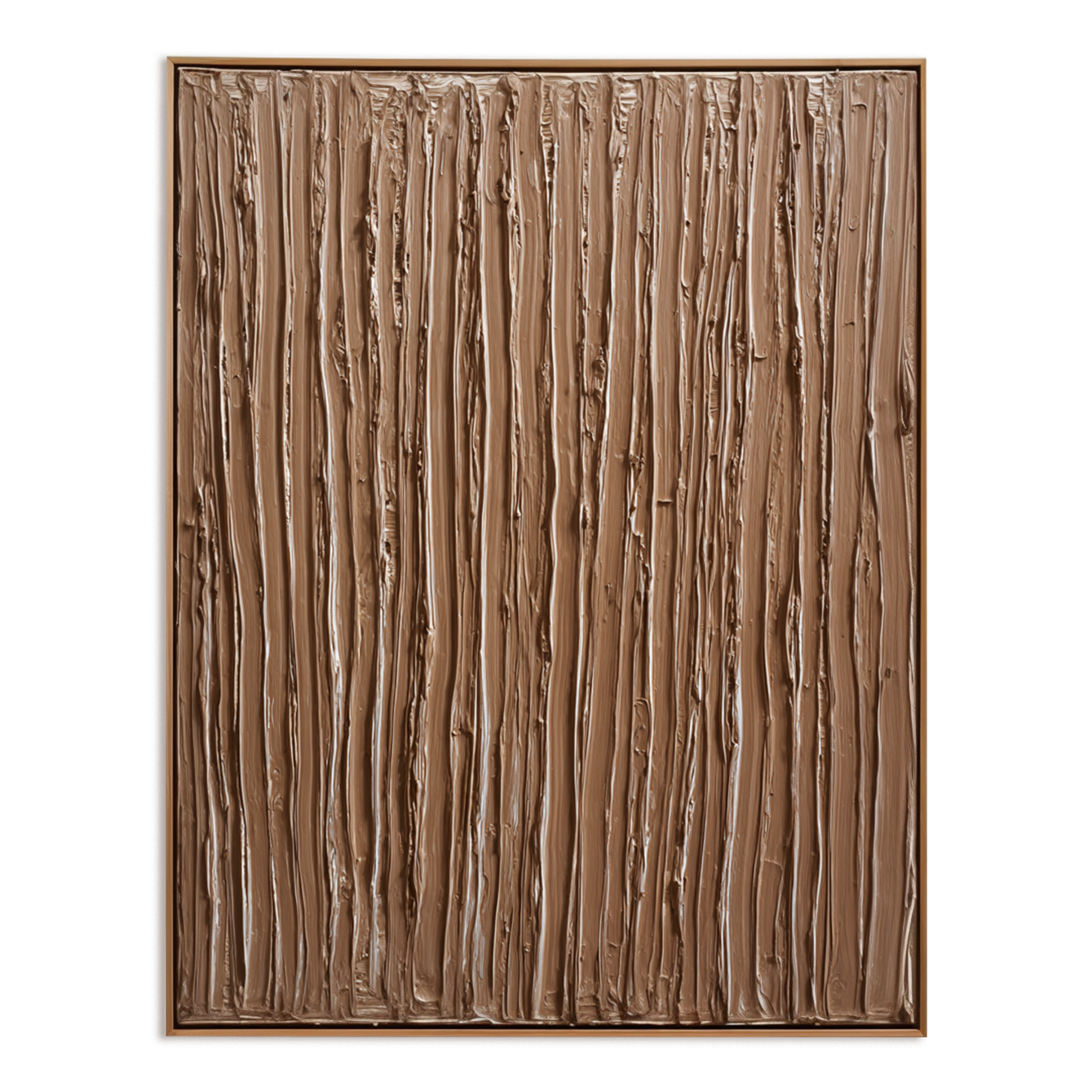 Earthbound Lines – Vertical Textured Minimal Wall Art