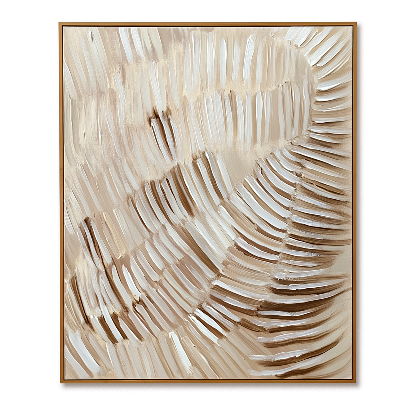 Gentle Currents – Wabi-Sabi Textured Abstract Wall Art