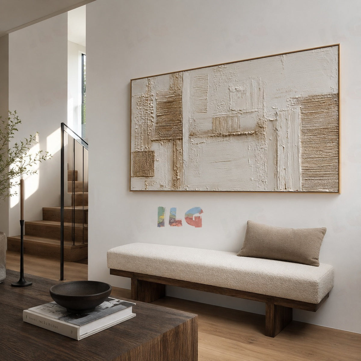 Linen Architecture – Abstract Textured Wall Art