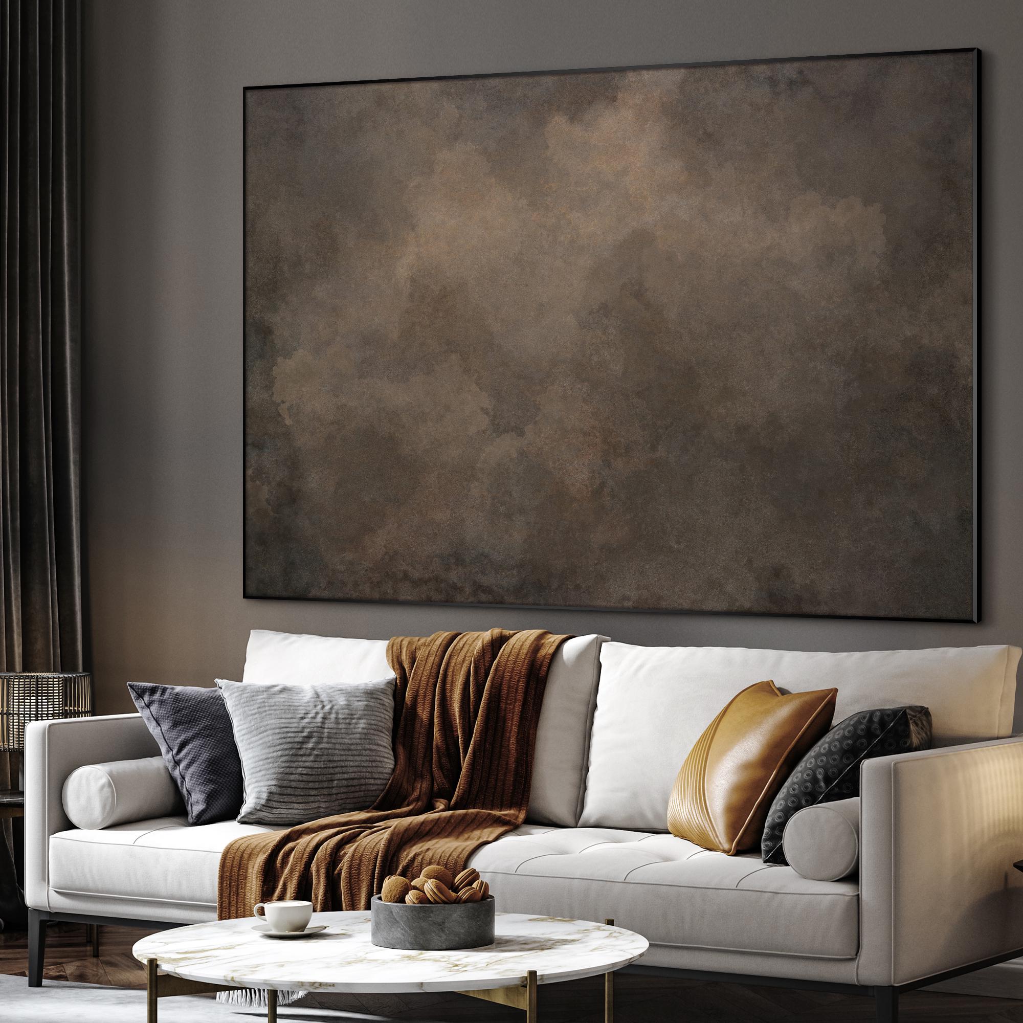 Quiet Atmosphere – Large Abstract Wall Art with Soft Textured Depth