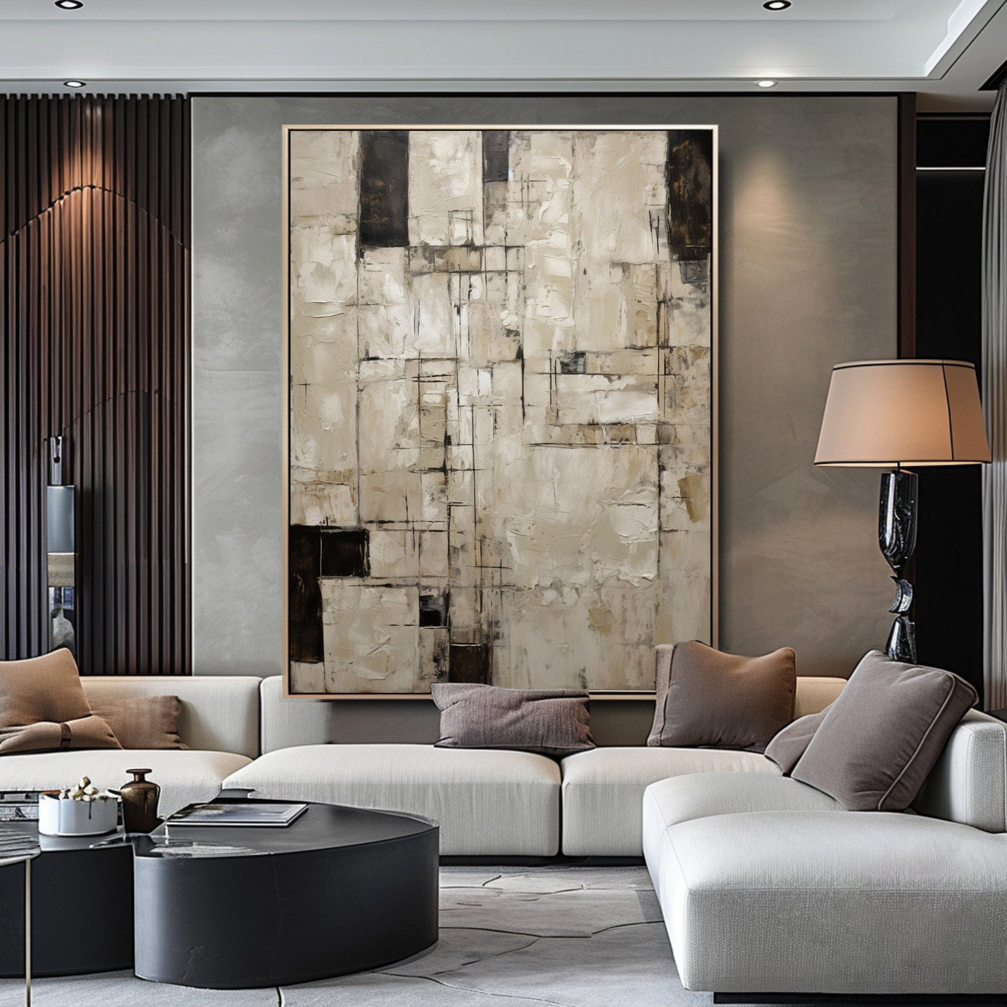 Surface of Time – Wabi-Sabi Textured Abstract Wall Art