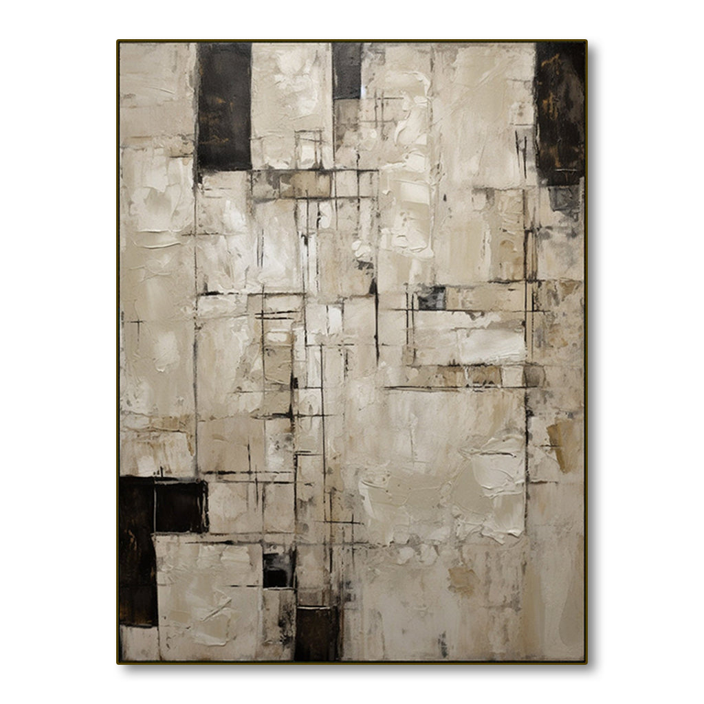 Surface of Time – Wabi-Sabi Textured Abstract Wall Art
