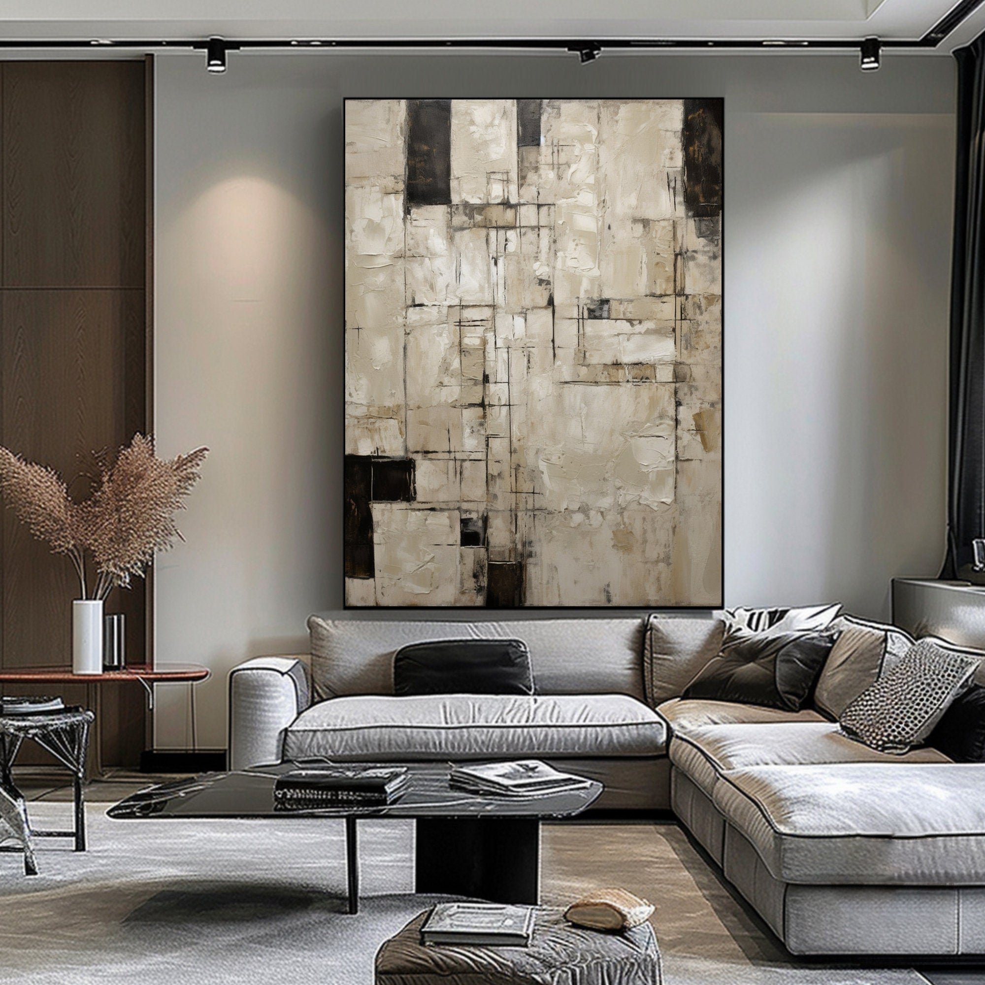 Surface of Time – Wabi-Sabi Textured Abstract Wall Art
