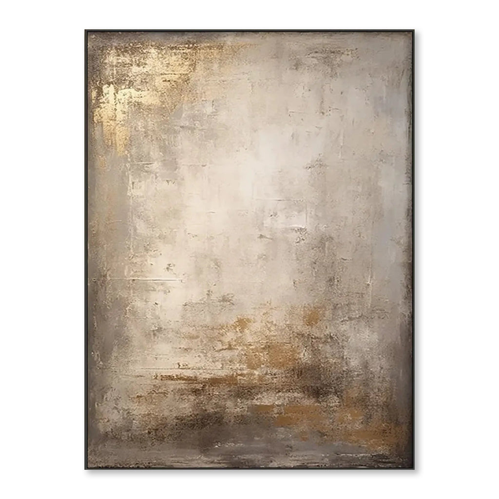 Golden Glow – Hand-Painted Abstract Canvas Art