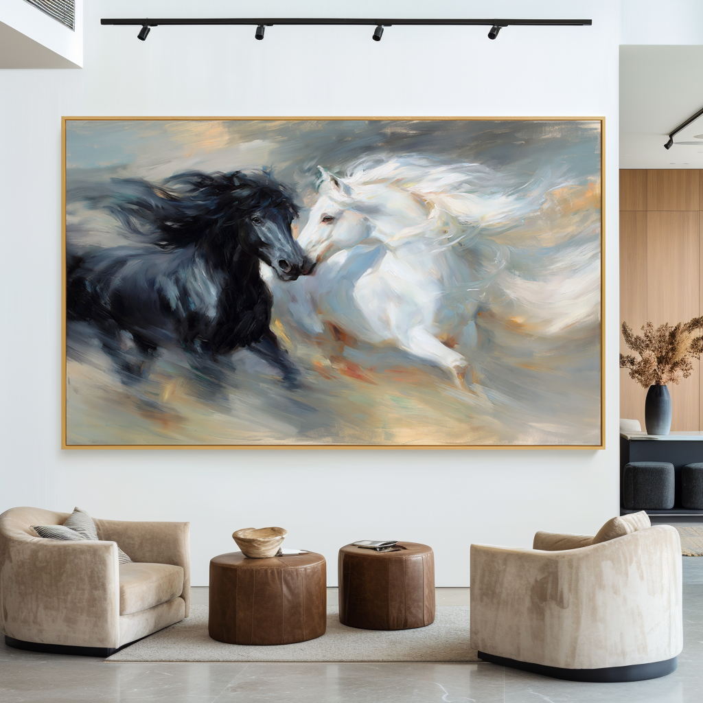 Free Spirits - Running Horse Canvas Art