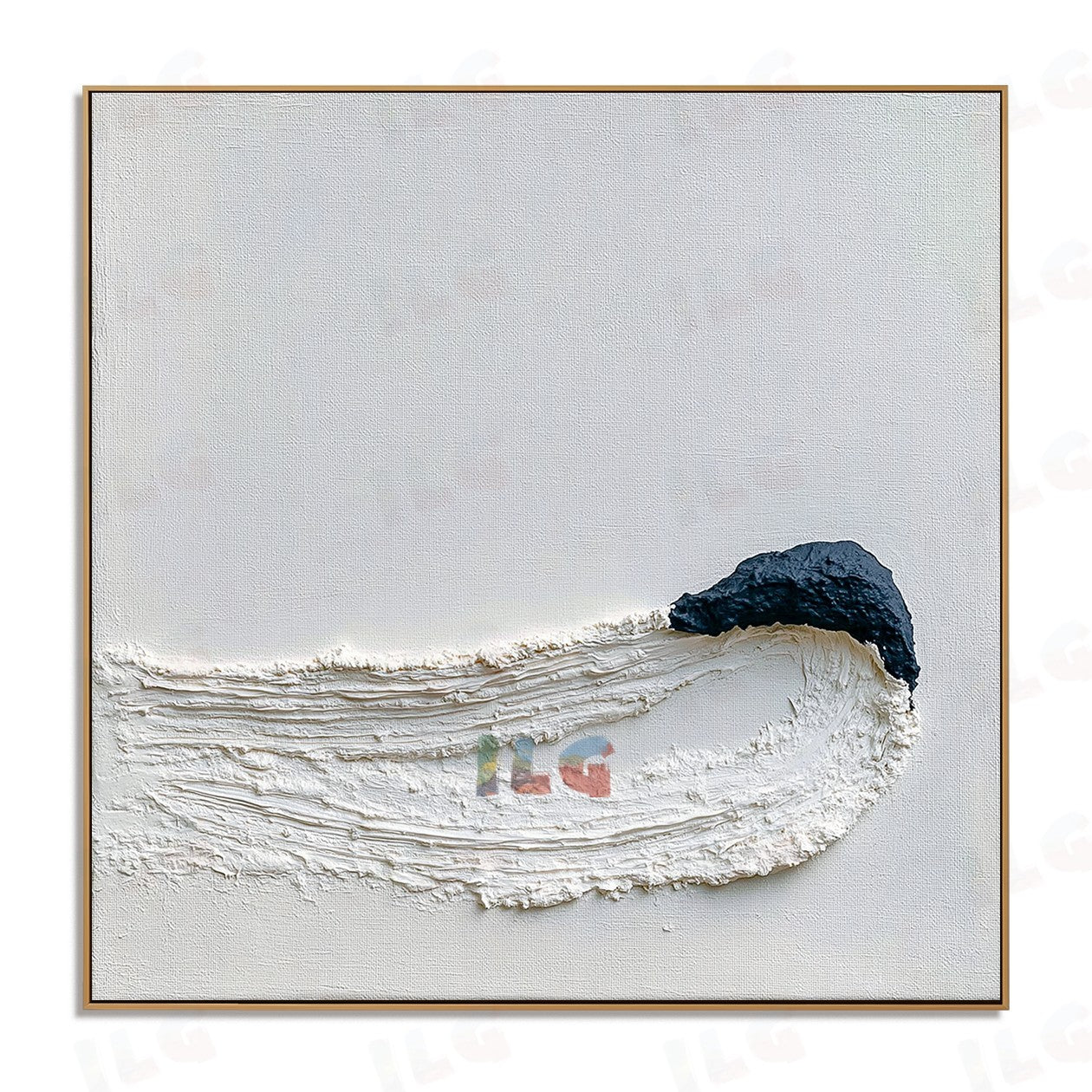 Tidal Form – Modern Textured Wall Art