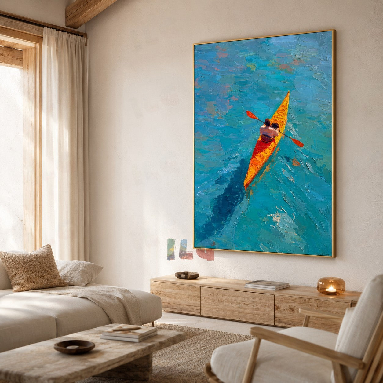 Azure Voyage – Coastal Adventure Wall Art