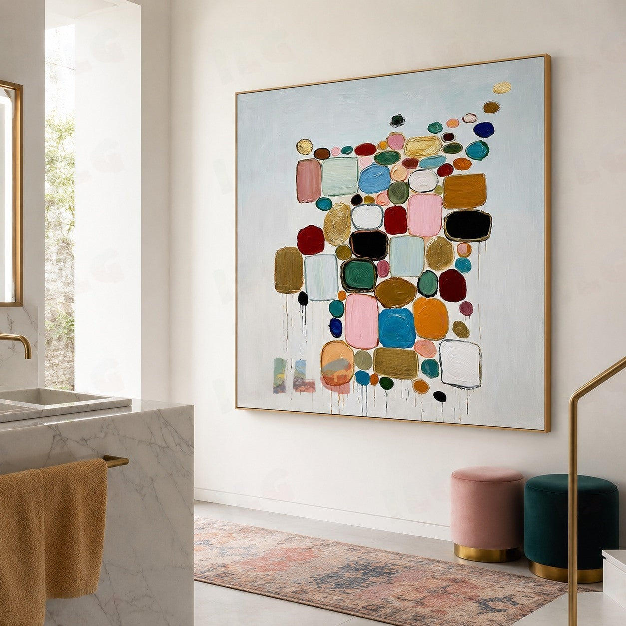 Color Drift Assembly – Abstract Wall Art