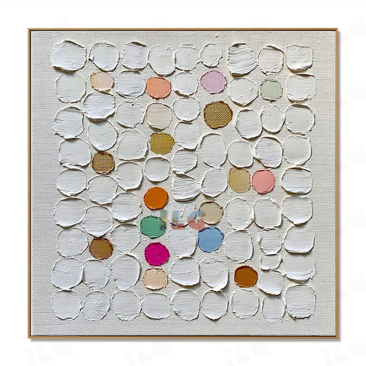 Linen Color Notes – Abstract Textured Wall Art