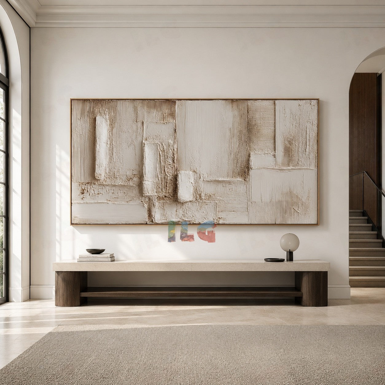 Earthbound Layers – Abstract Textured Wall Art