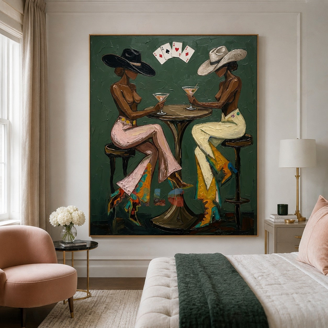 Midnight Cocktail Society – Modern Figurative Wall Art
