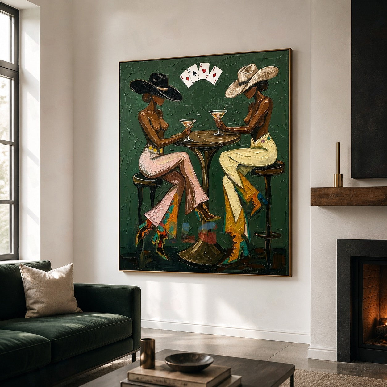 Midnight Cocktail Society – Modern Figurative Wall Art