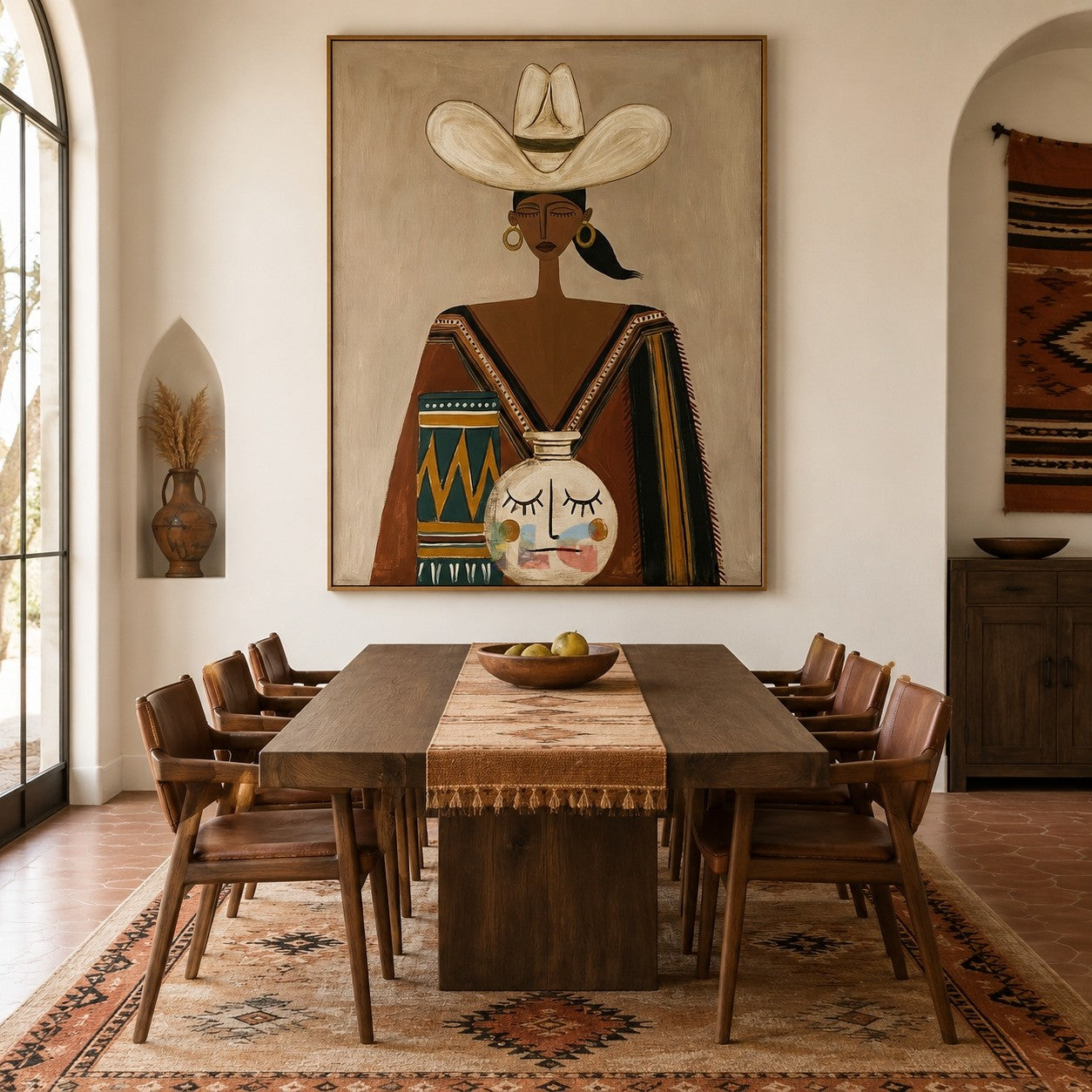 Desert Folk Muse – Contemporary Figure Wall Art