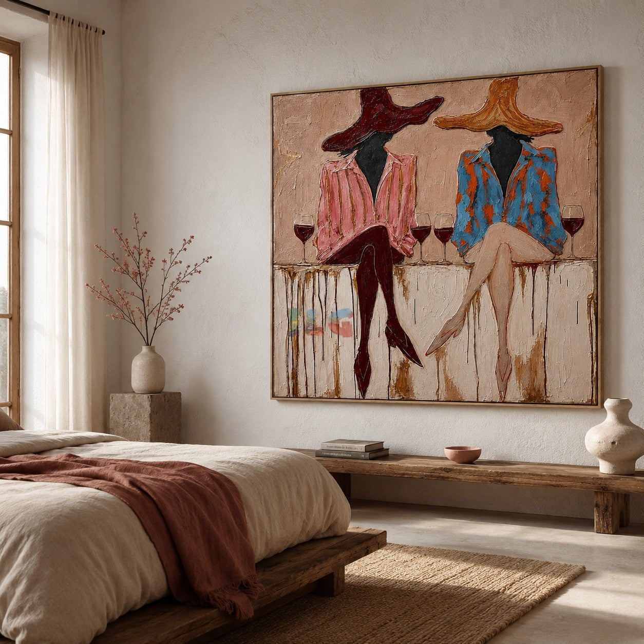 Sienna Hat Social – Contemporary Figure Wall Art