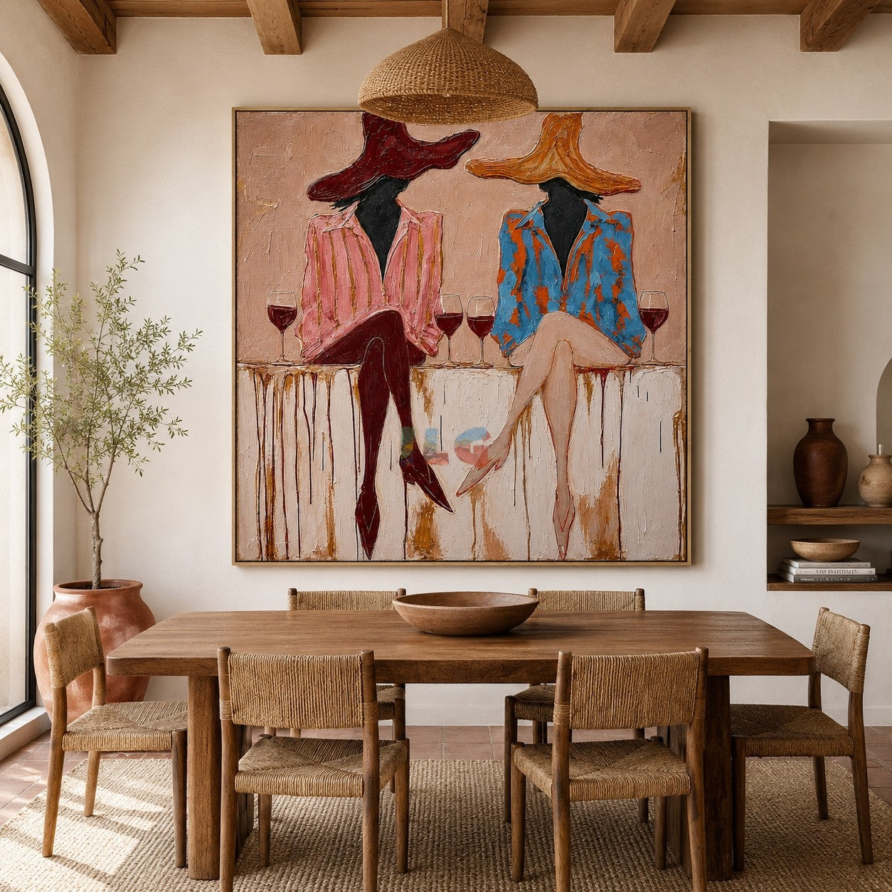 Sienna Hat Social – Contemporary Figure Wall Art