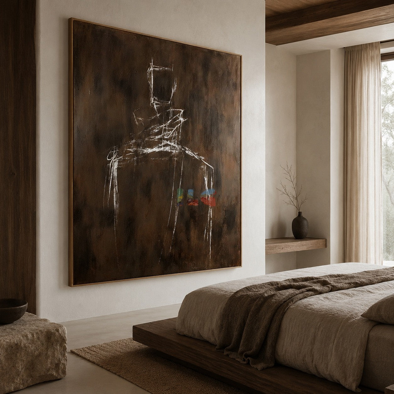 Silent Line Figure – Abstract Contemporary Wall Art