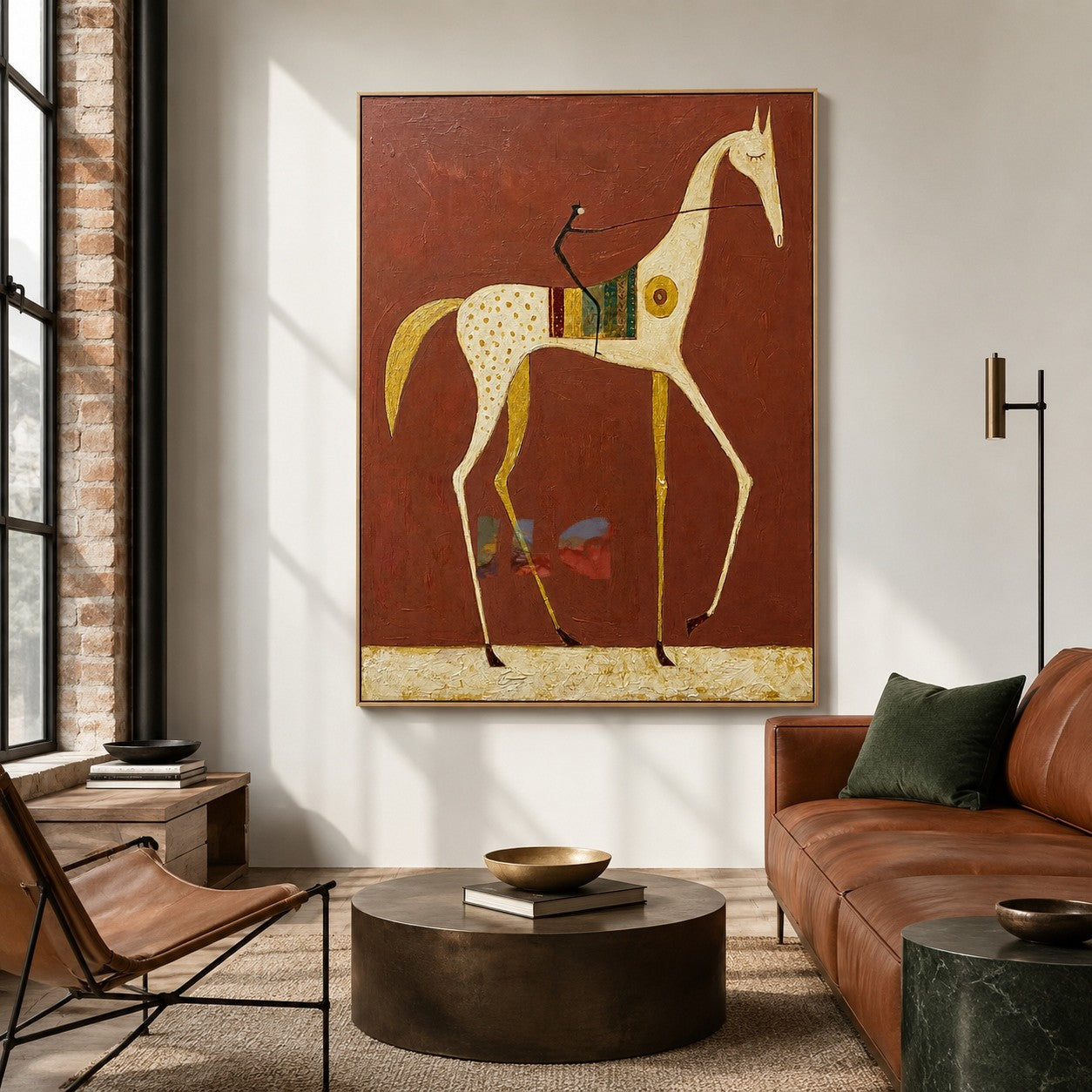 Rust Valley Rider – Western Horse Wall Art