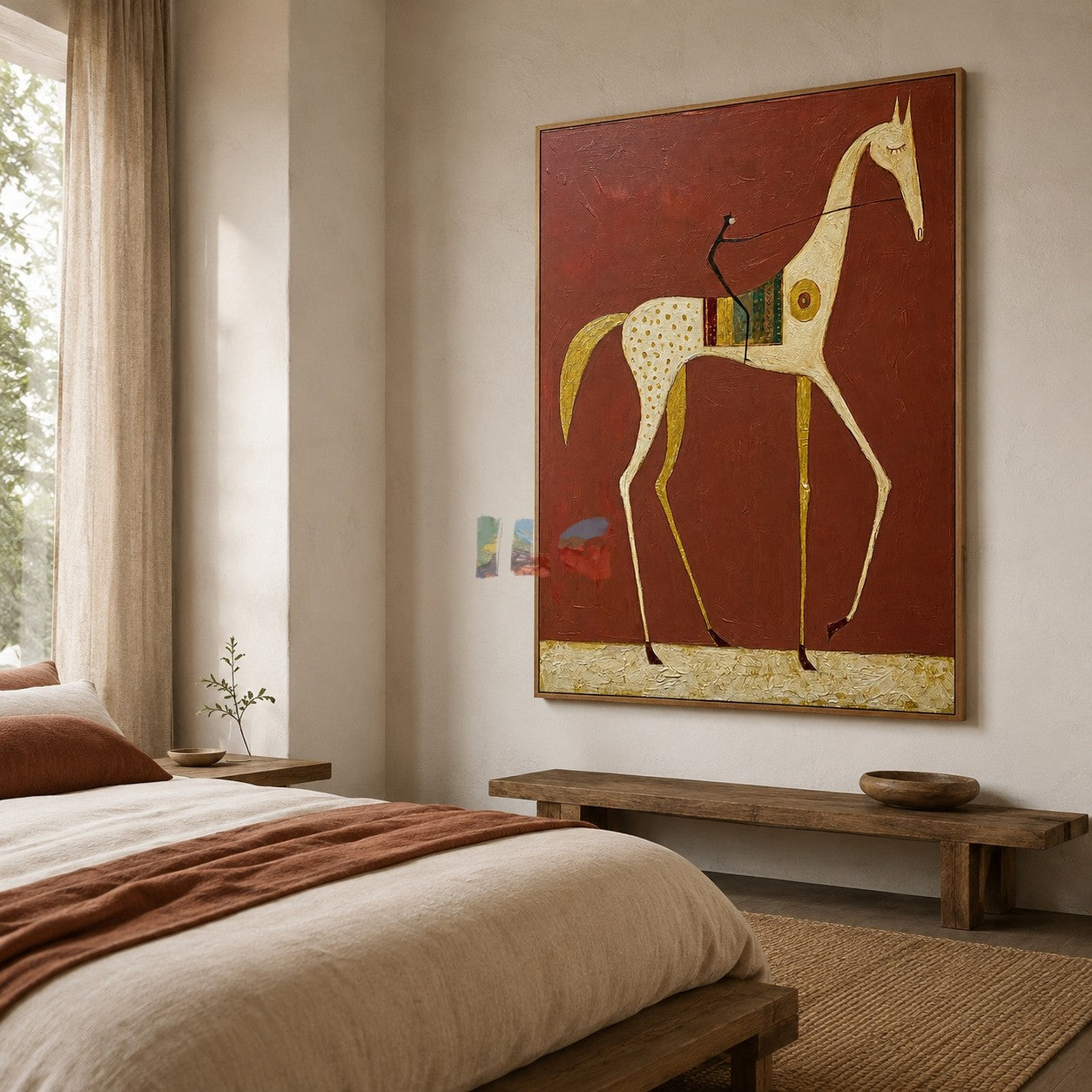 Rust Valley Rider – Western Horse Wall Art