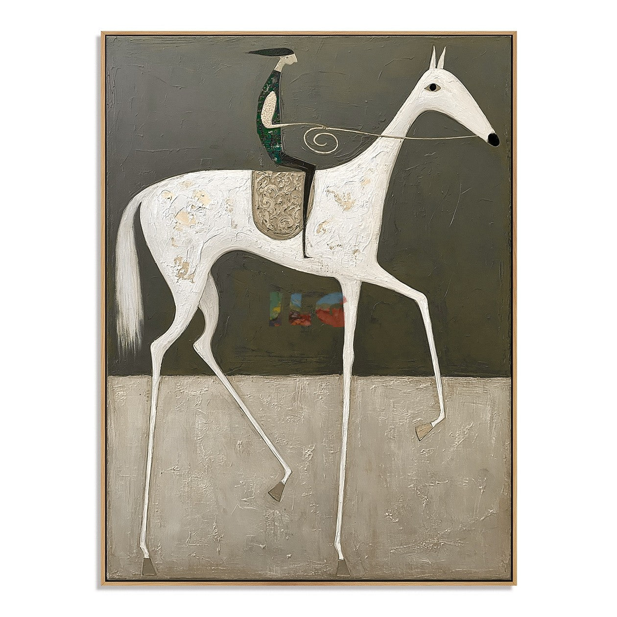 Mist Plains Horse – Western Folk Wall Art